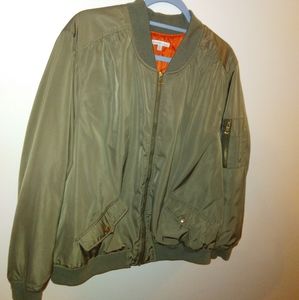 Charlotte Russe 3x army Green bomber jacket